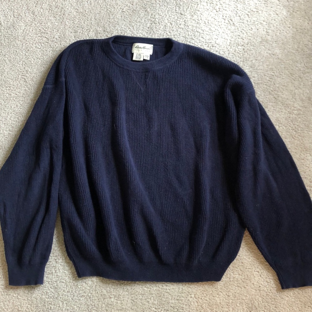 Eddie Bauer Navy Blue Sweater